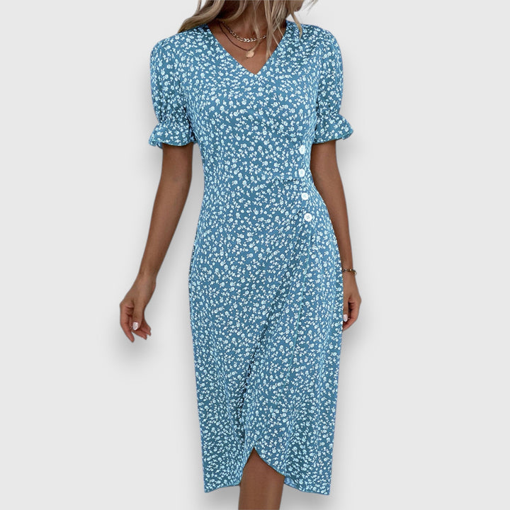 Tessina – Elegantes Blumenkleid