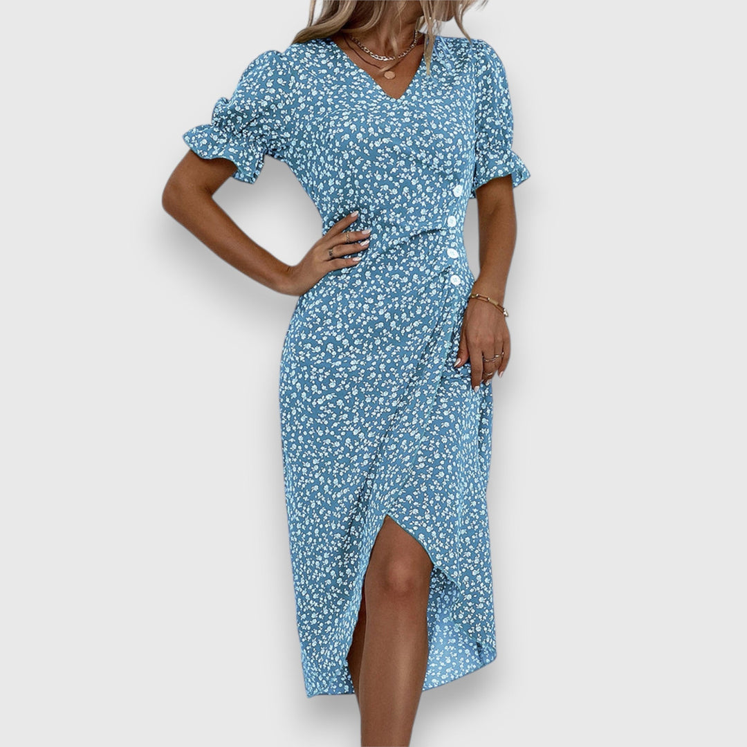 Tessina – Elegantes Blumenkleid