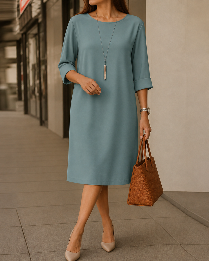 Odette | Bauchformendes Midi-Kleid