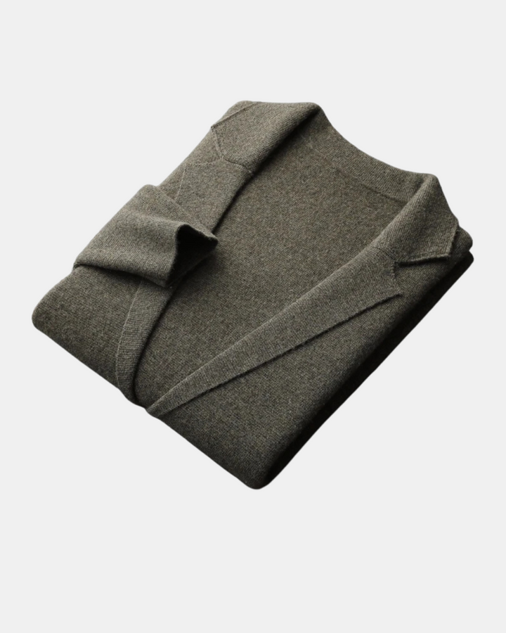 Bacchus Kaschmir-Knopf-Strickjacke