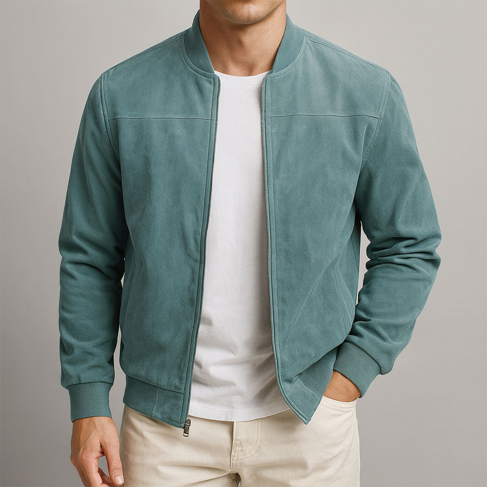 Adrian I Premium Wildleder Bomberjacke