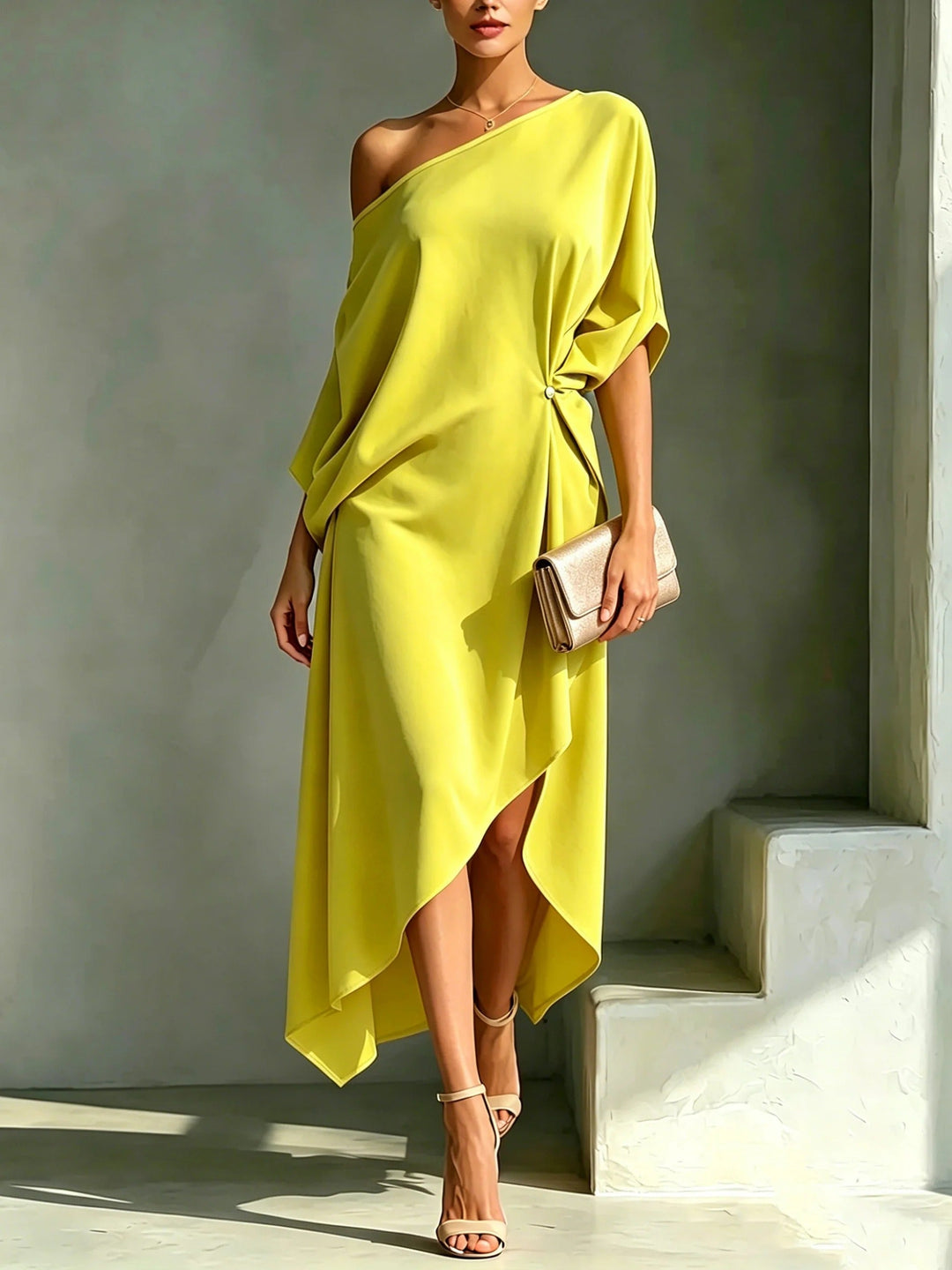 Clara | Elegantes asymmetrisches Kleid