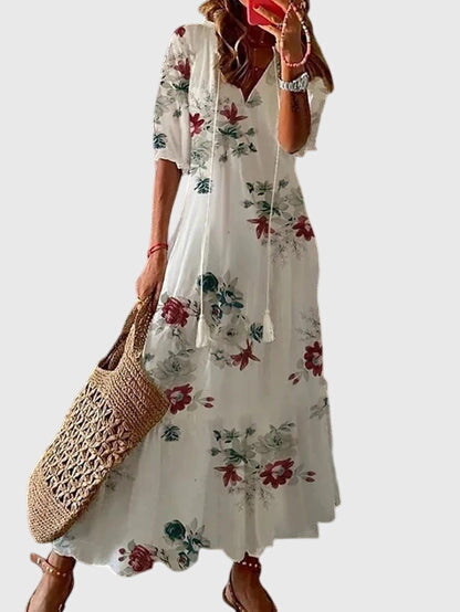 Amalia™ | Boho Vintage Sommerkleid