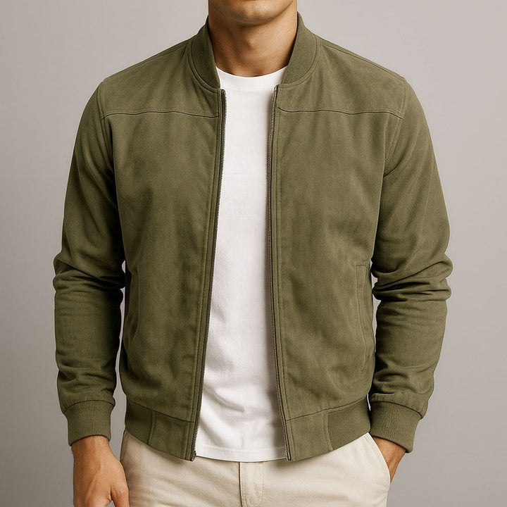 Adrian I Premium Wildleder Bomberjacke