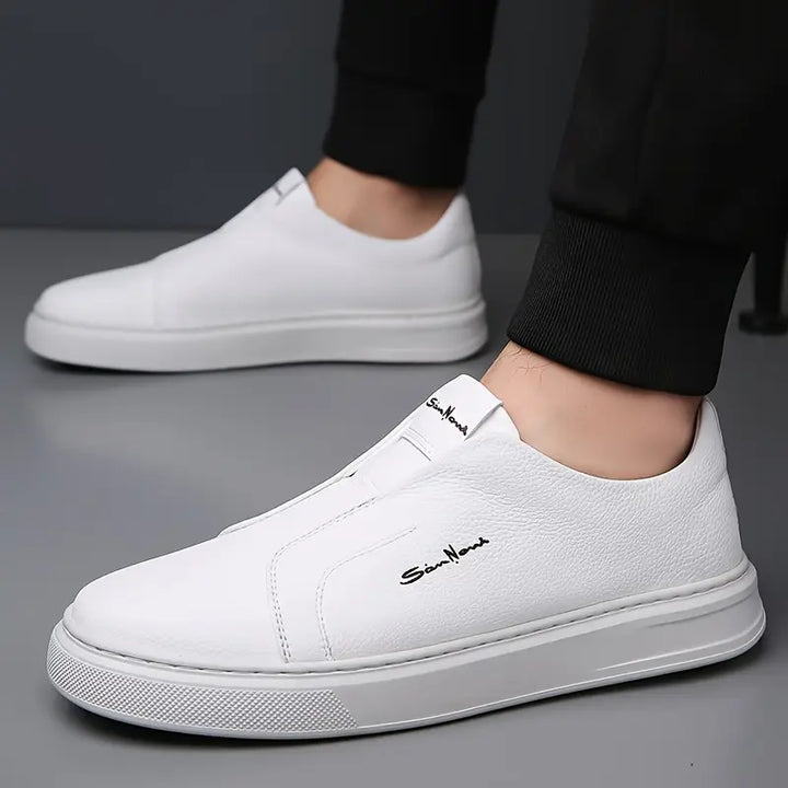 Leder Slipper Schuhe
