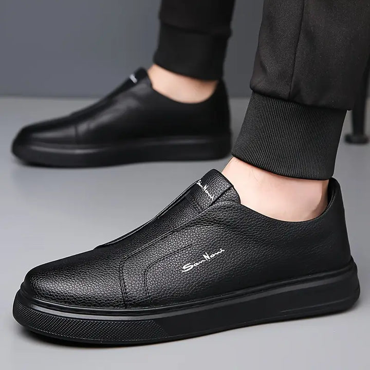Leder Slipper Schuhe