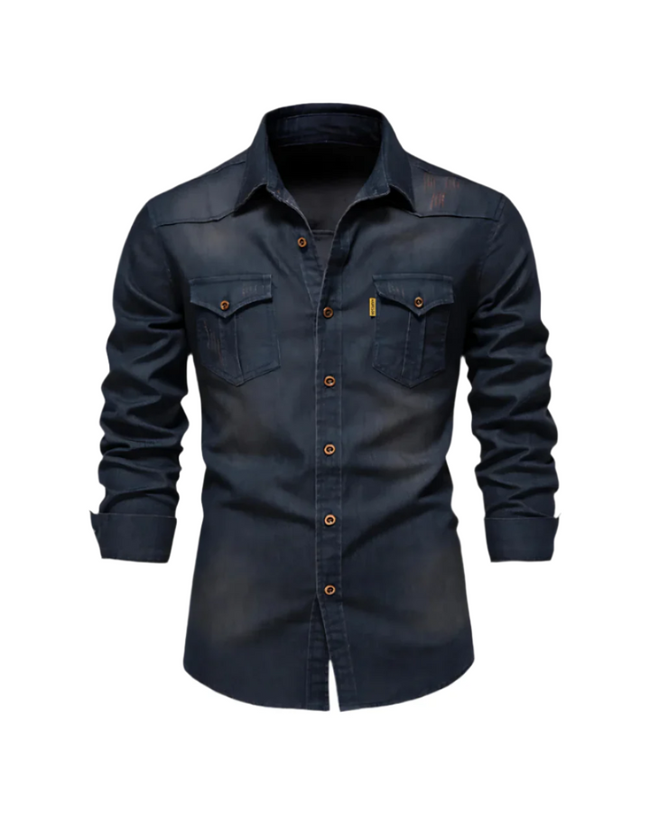 Denim-Hemd