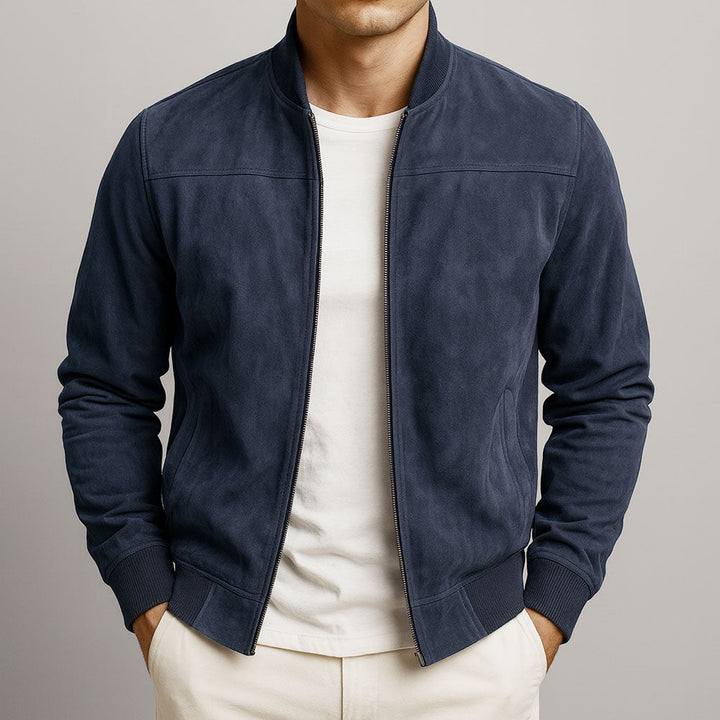 Adrian I Premium Wildleder Bomberjacke