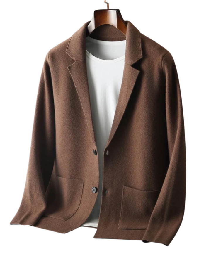 Bacchus Kaschmir-Knopf-Strickjacke
