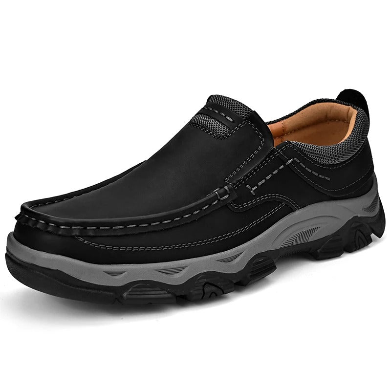 Elegante Lederschuhe zum Hineinschlüpfen