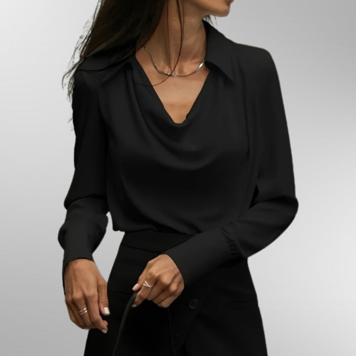 Violet™ | Elegante Satinbluse