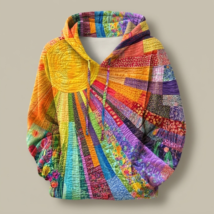 Amanda I Wildflower Gequilteter Hoodie