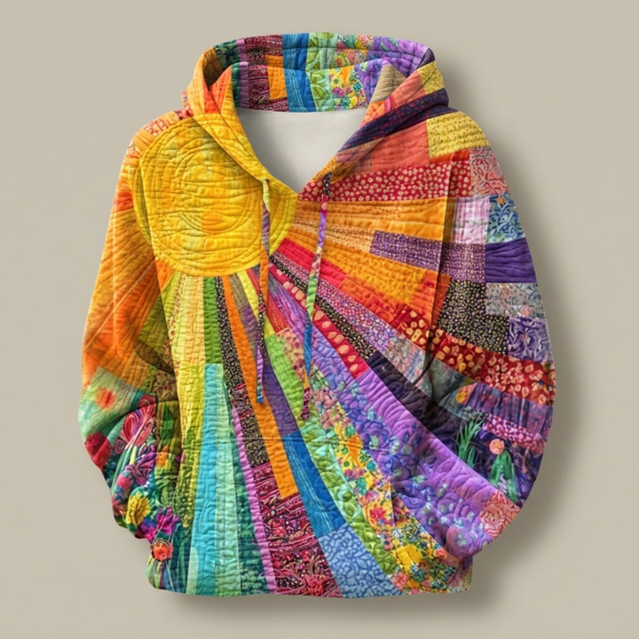 Amanda I Wildflower Gequilteter Hoodie