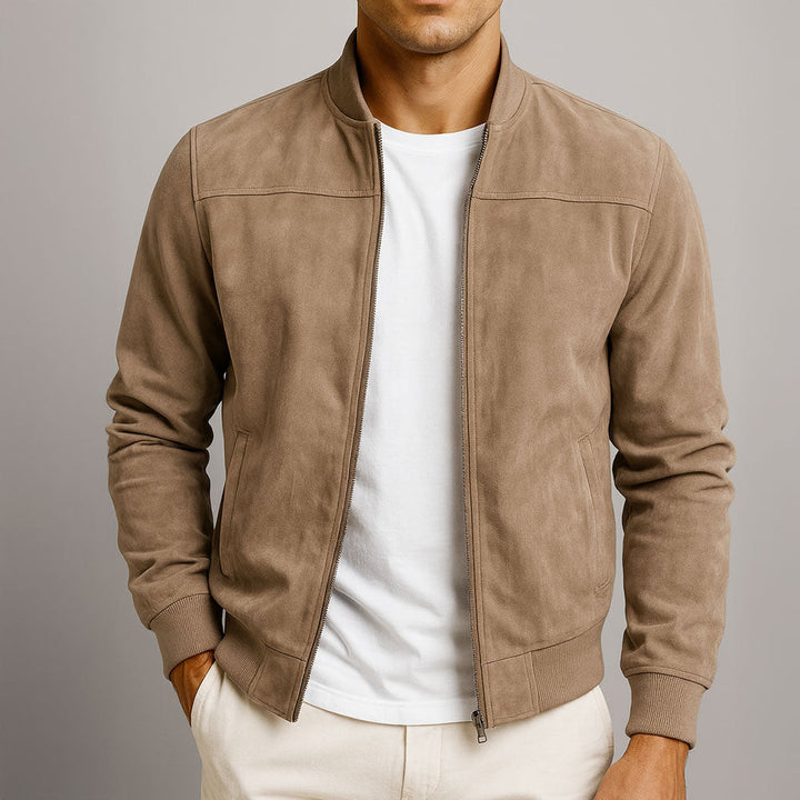 Adrian I Premium Wildleder Bomberjacke