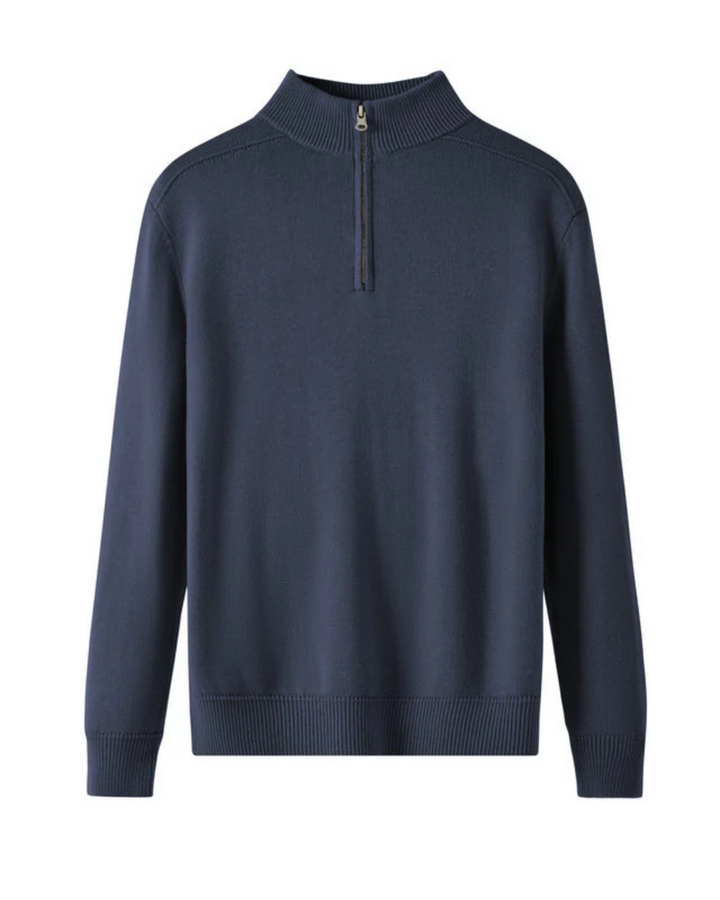 Capri Pullover mit Reißverschluss aus Merinowolle
