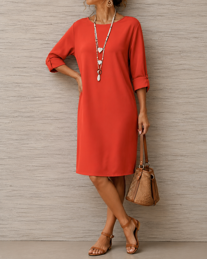 Odette | Bauchformendes Midi-Kleid