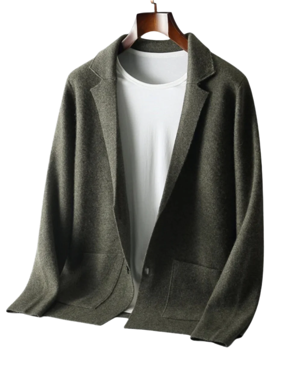 Bacchus Kaschmir-Knopf-Strickjacke