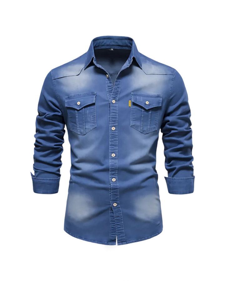Denim-Hemd