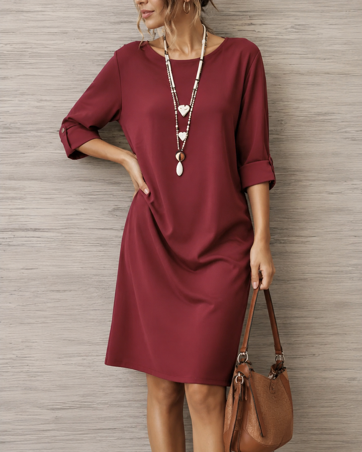 Odette | Bauchformendes Midi-Kleid