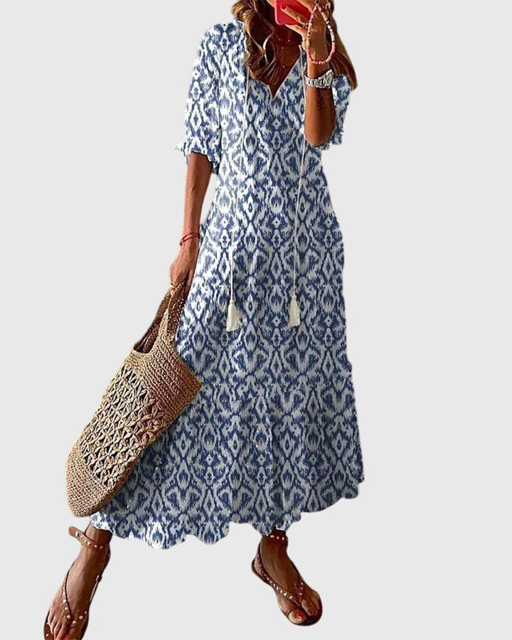 Amalia™ | Boho Vintage Sommerkleid