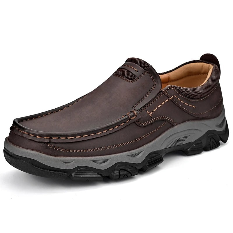 Elegante Lederschuhe zum Hineinschlüpfen