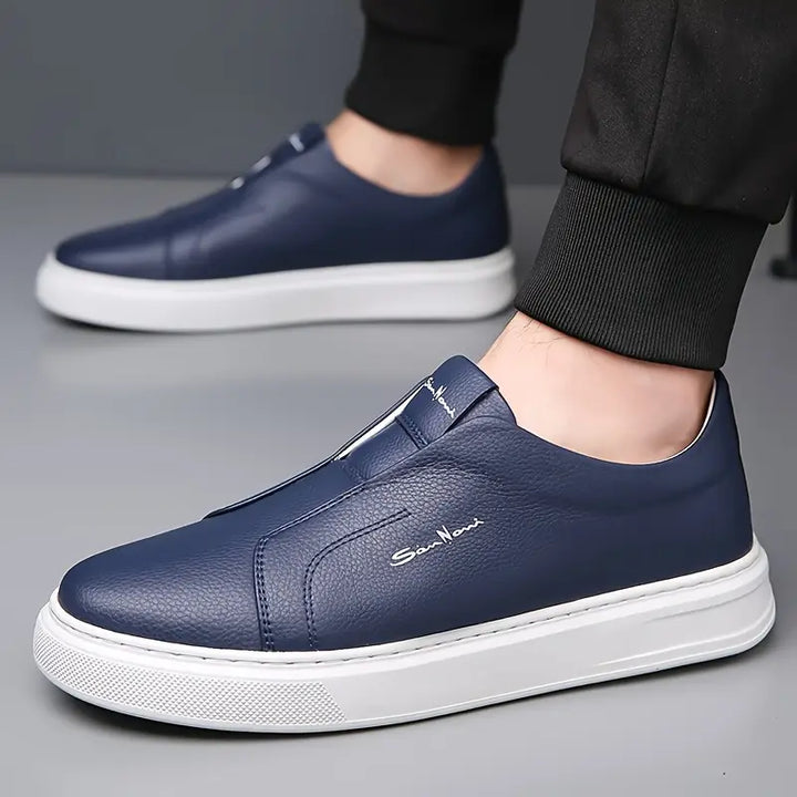 Leder Slipper Schuhe