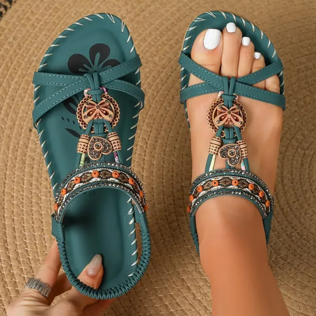 Nada – Orthopädische Sandalen im Ibiza-Stil für Komfort &amp; Eleganz