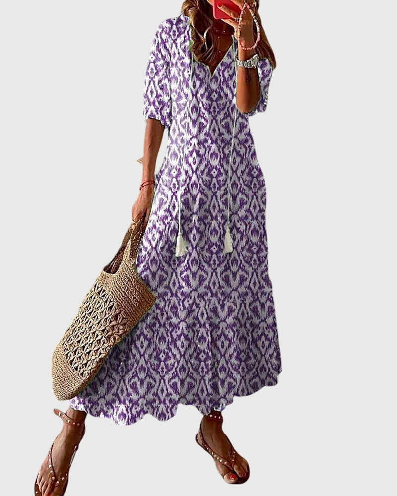 Amalia™ | Boho Vintage Sommerkleid
