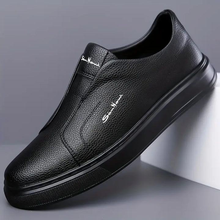 Leder Slipper Schuhe