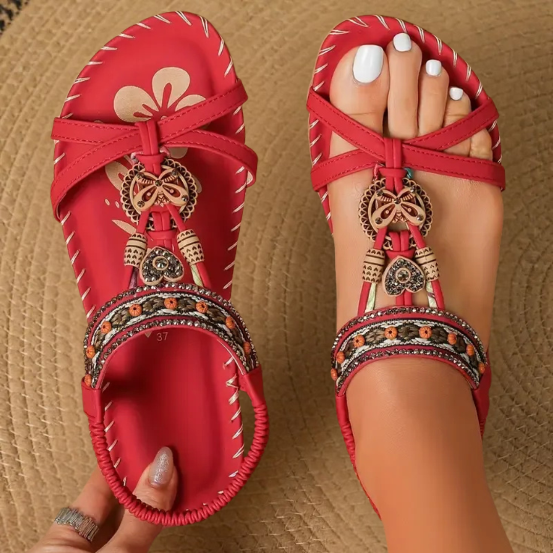 Nada – Orthopädische Sandalen im Ibiza-Stil für Komfort &amp; Eleganz
