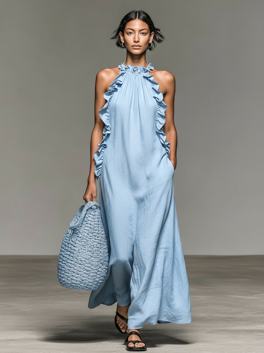 Lora | Maxikleid mit Taschen