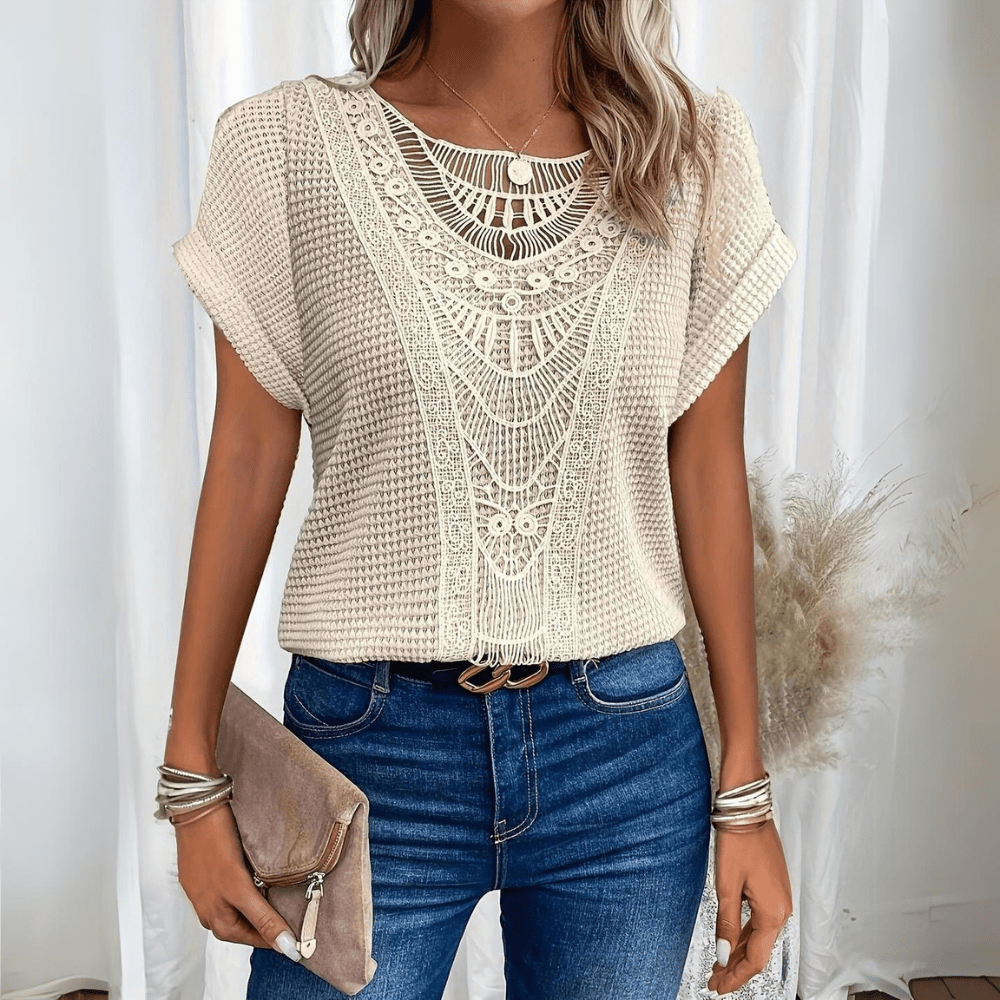Simone | Elegantes ibiza-stil oberteil