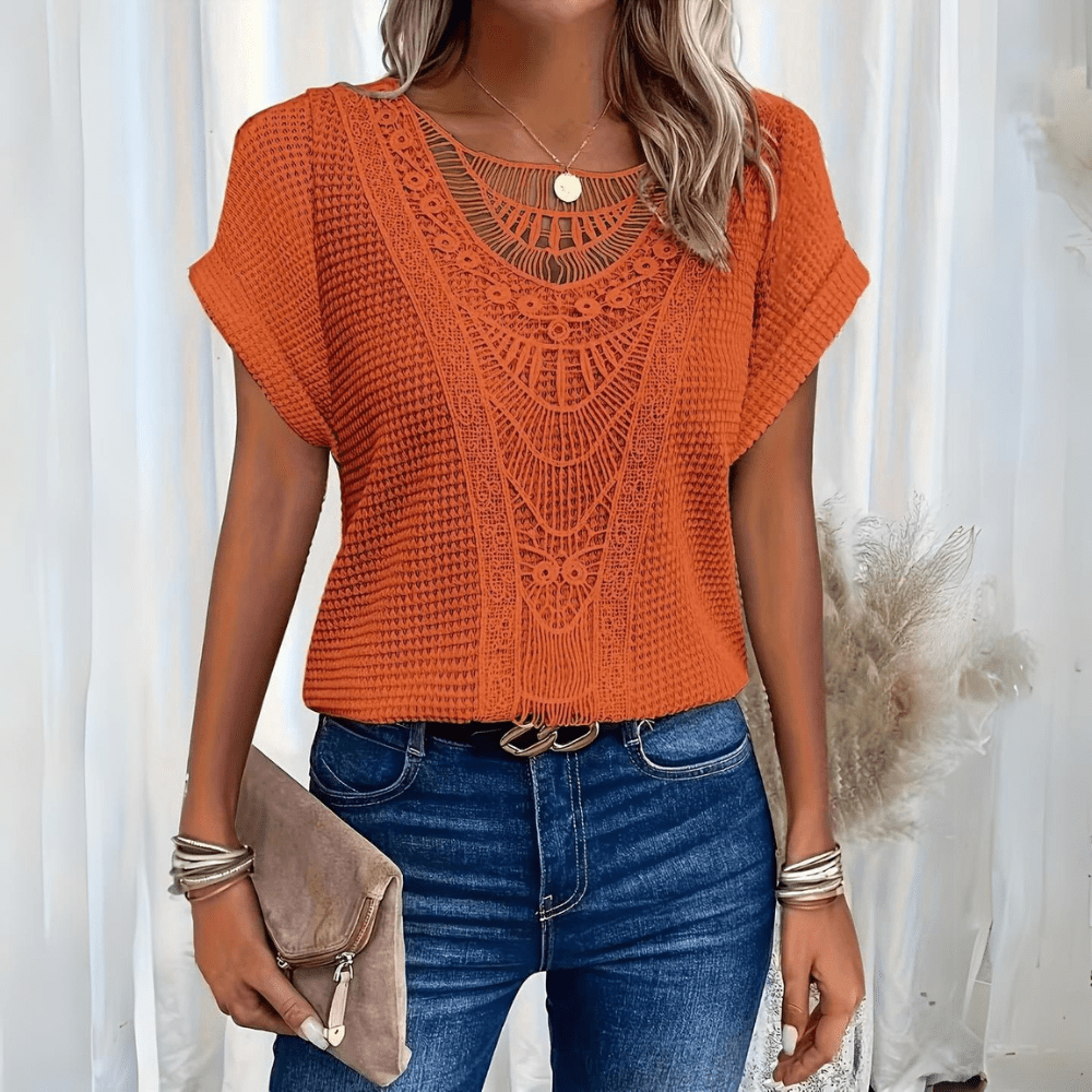 Simone | Elegantes ibiza-stil oberteil
