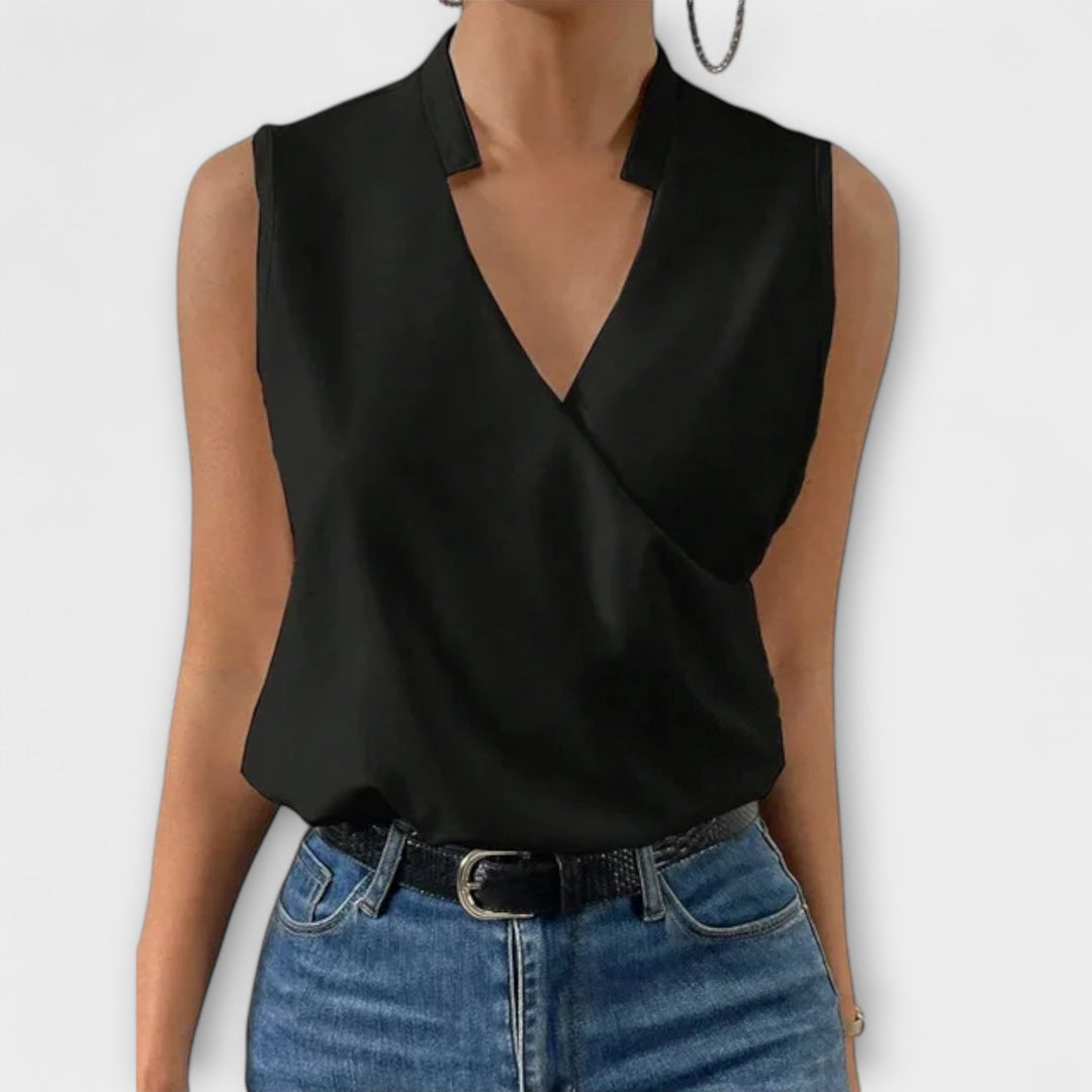 Loretta | Elegantes V-Ausschnitt-Top