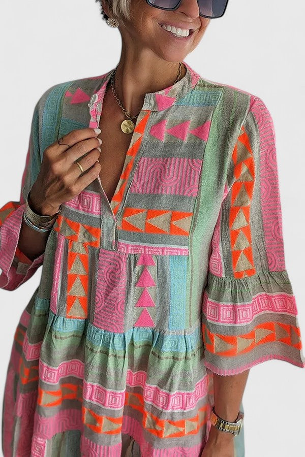 Gisara | Bequemes Boho-Kleid