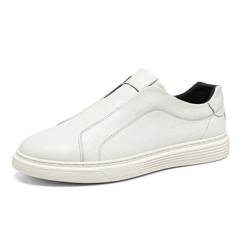Klassische Leder-Slipper