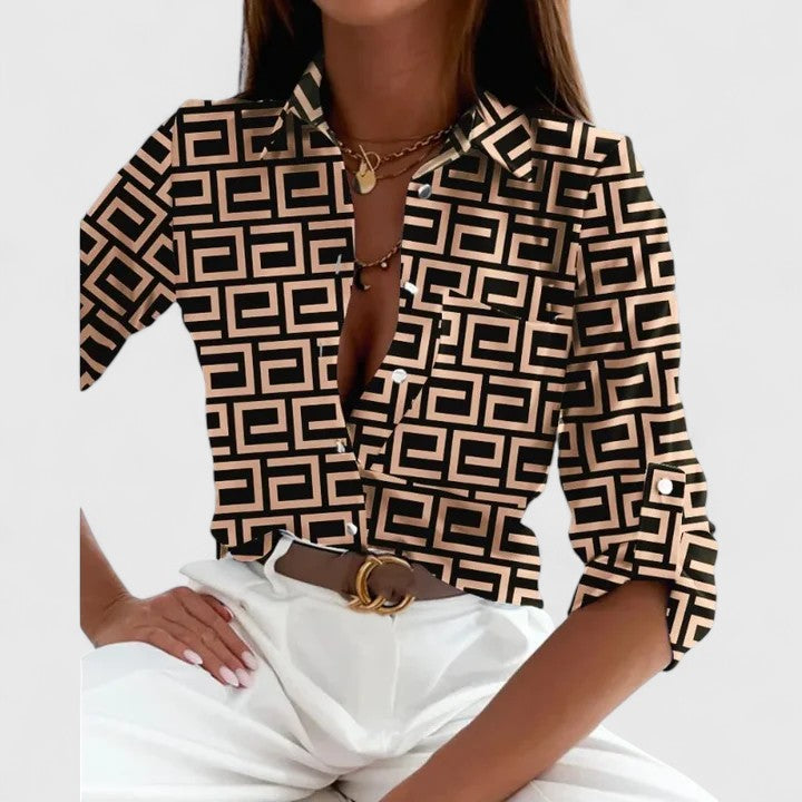 Lisette | Elegante Bluse mit langen Ärmeln