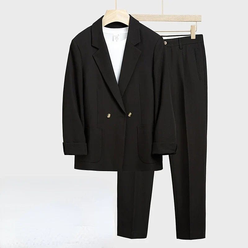 Elegantes Loose Fit Herren-Set