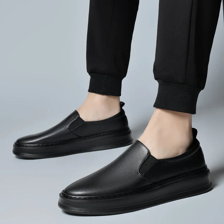 Leder Slipper Schuhe