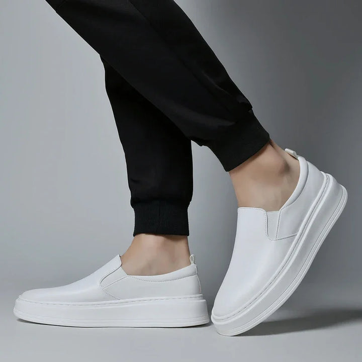 Leder Slipper Schuhe