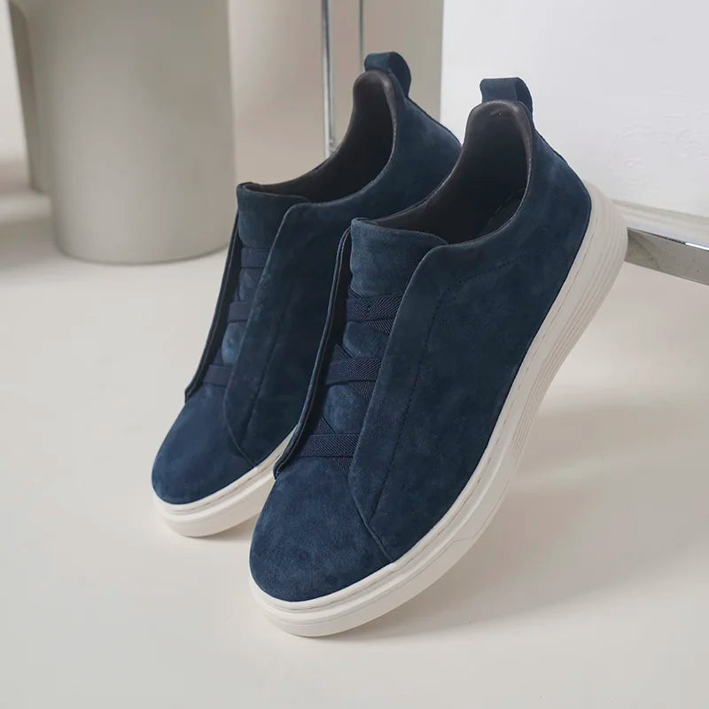 Elegante Herrenschuhe aus Leder