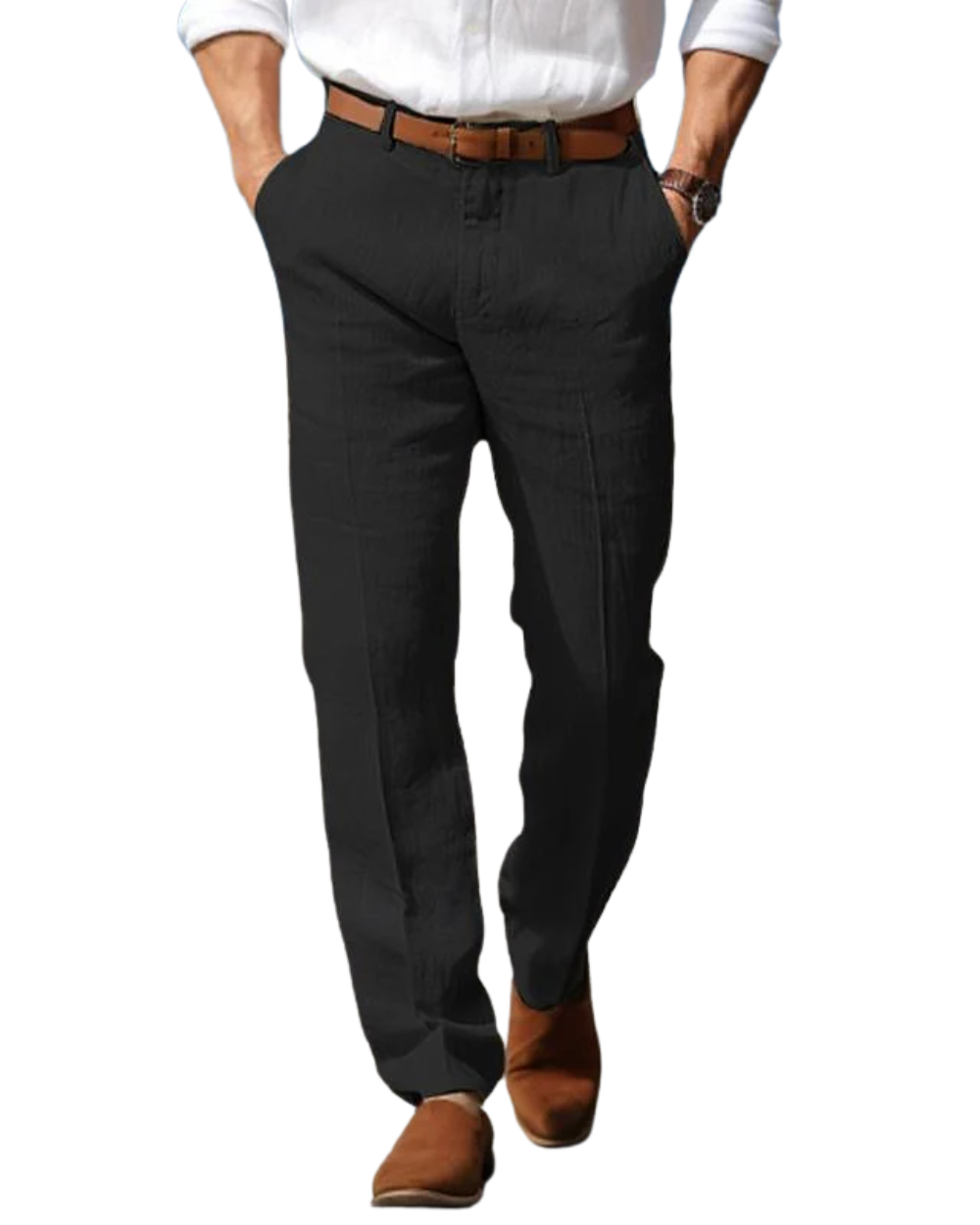 Elegante Leinenhosen