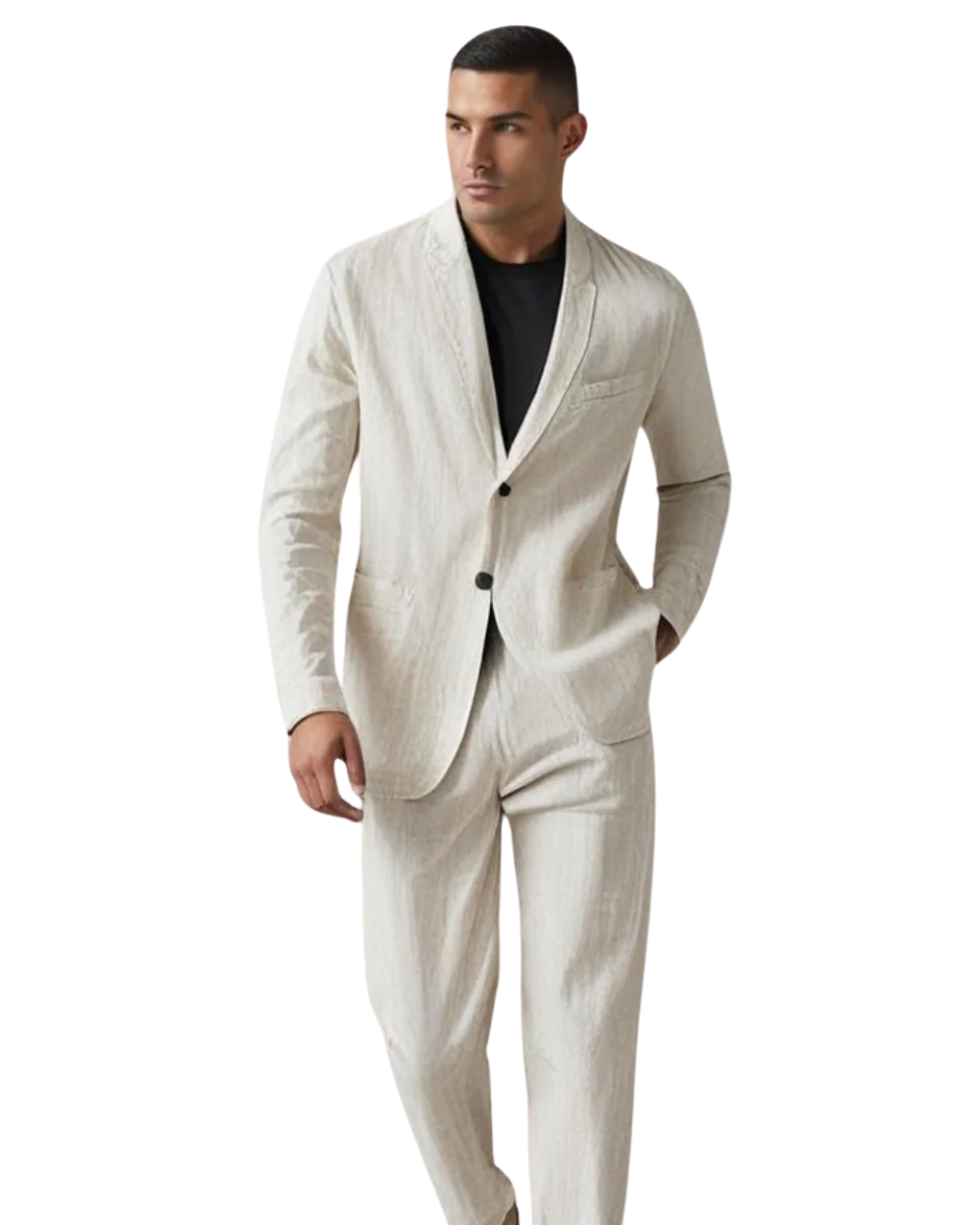 Elegantes Leinen-Set