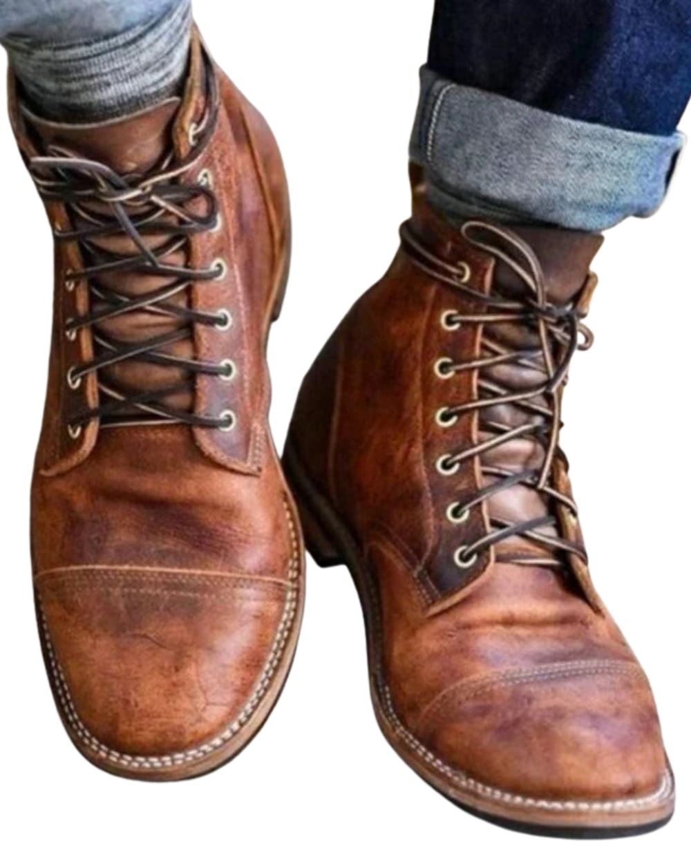 Elegante Lederstiefel