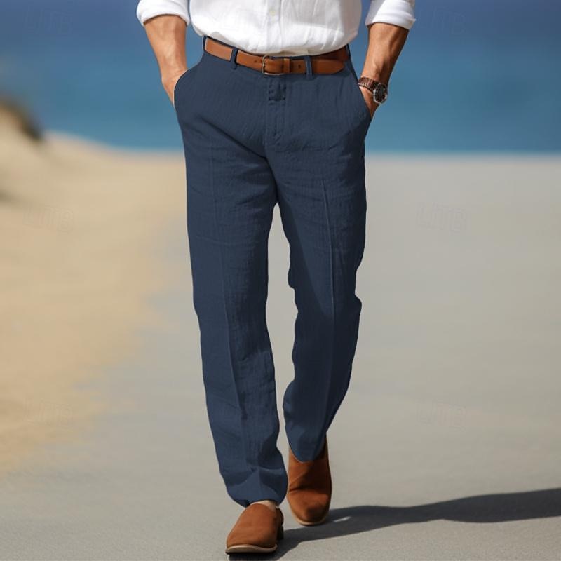 Elegante Leinenhosen