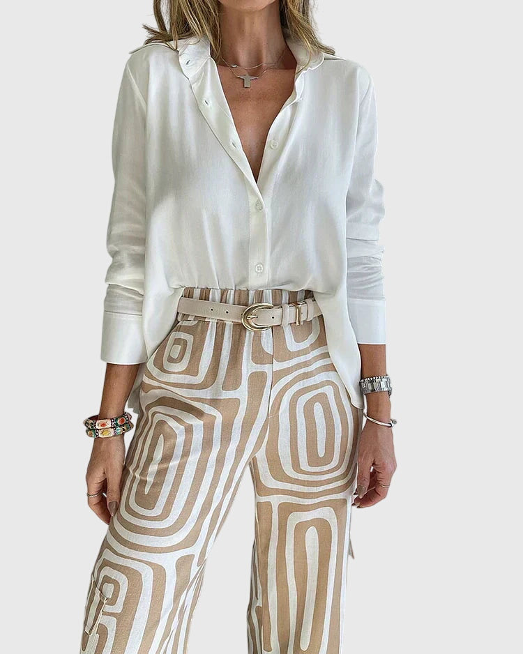 Emilia™ | Stilvolle Hose + Kostenlose Bluse &amp; Gürtel