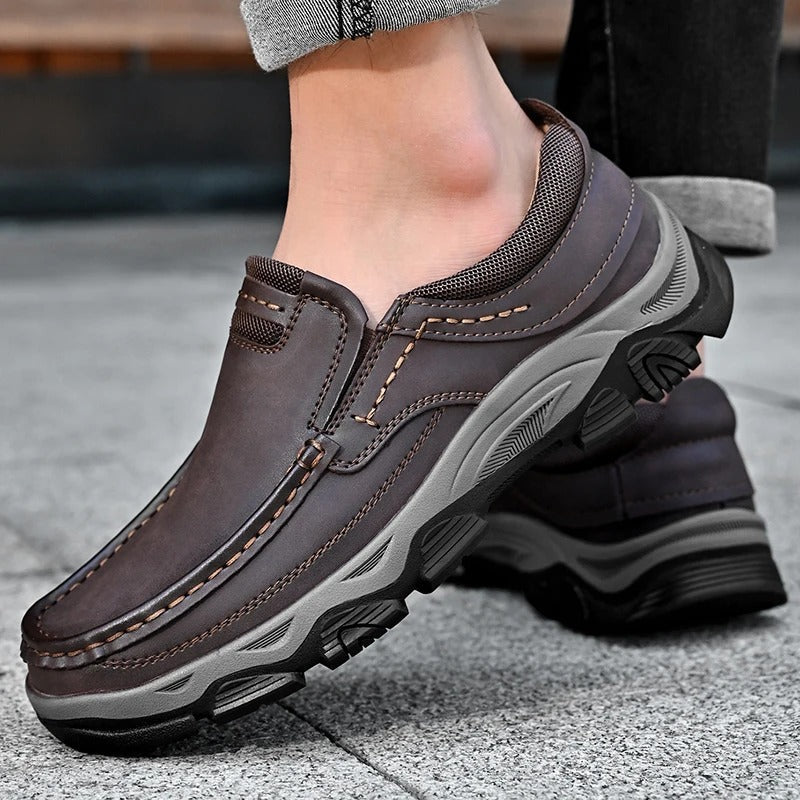 Elegante Lederschuhe zum Hineinschlüpfen