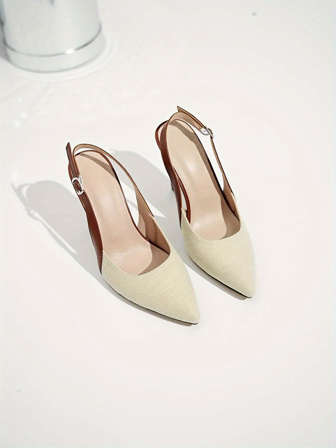 Amélie | Kontrast Slingback-Absätze