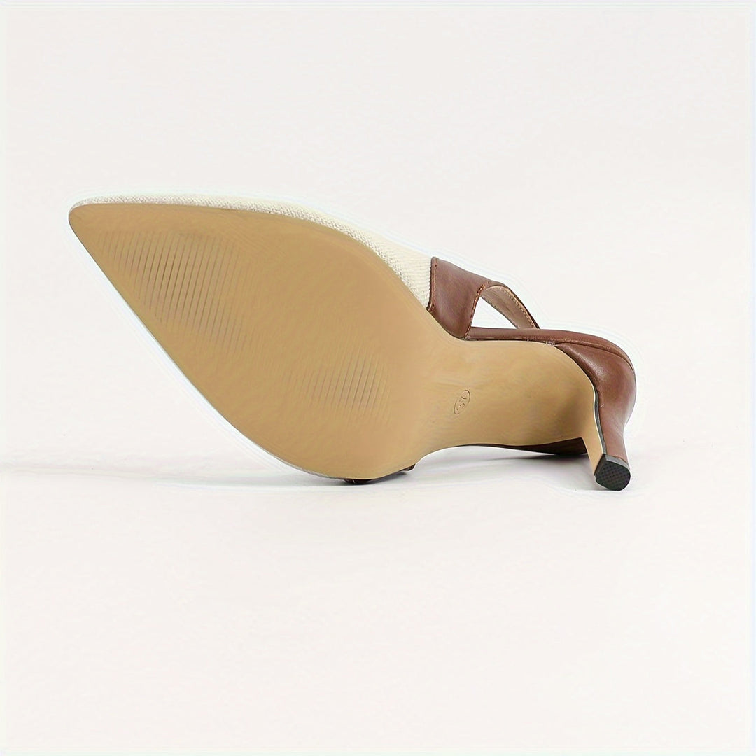 Amélie | Kontrast Slingback-Absätze