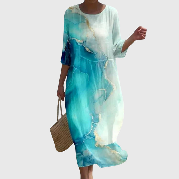 Hayley™ | Stilvolles Blumen-Maxikleid